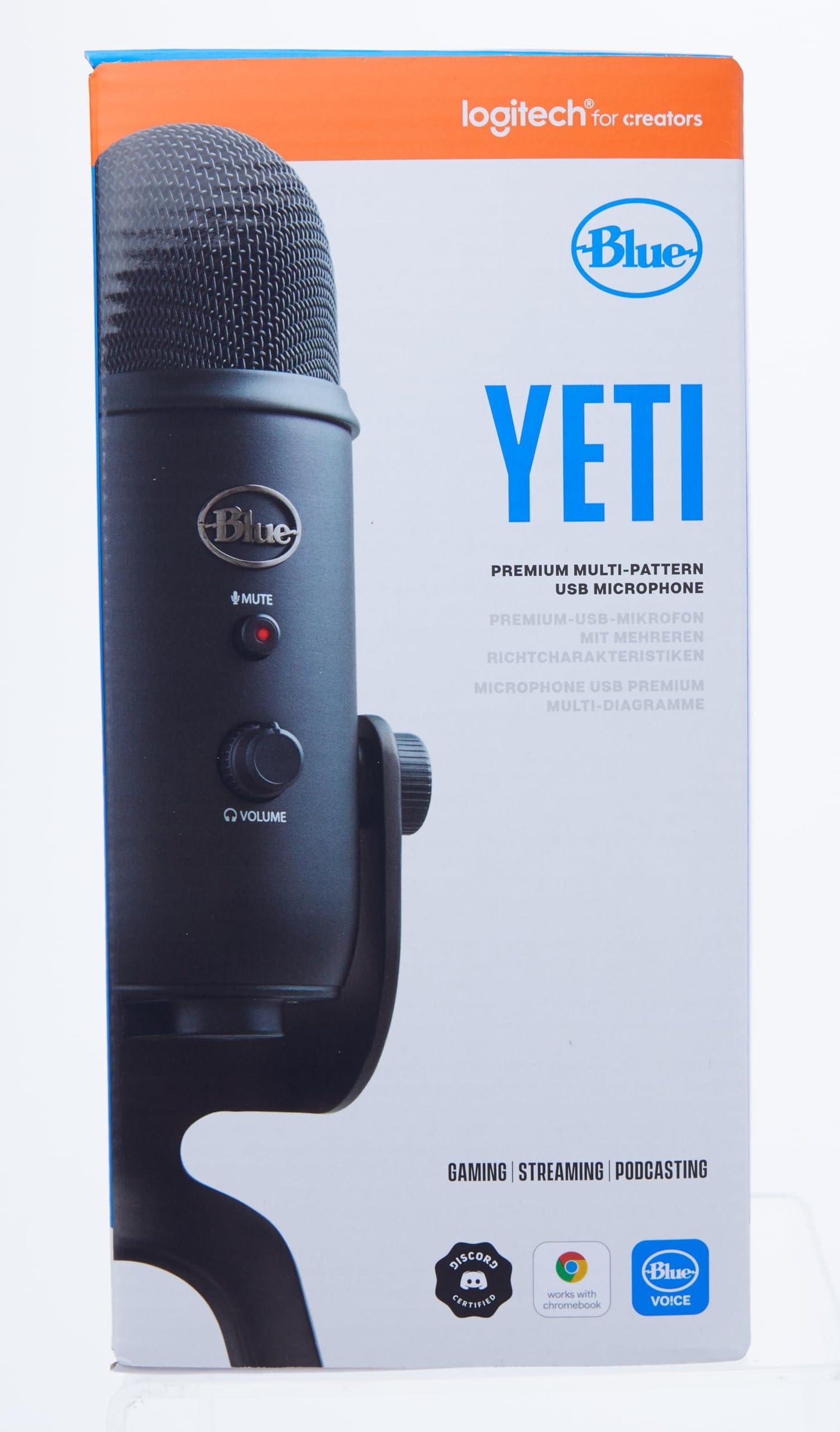 Logitech for Creators Blue Yeti USB Microphone for Gaming, Streaming, Podcasting. Phil and Gazelle.