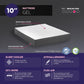 Blissful Nights - Full Mattress - Medium Firm 10" Cool Gel Memory Foam. Phil and Gazelle.