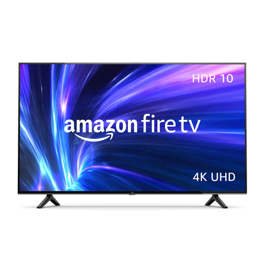 Amazon Fire TV 55" 4-Series 4K UHD smart TV, stream live TV without cable. Phil and Gazelle.