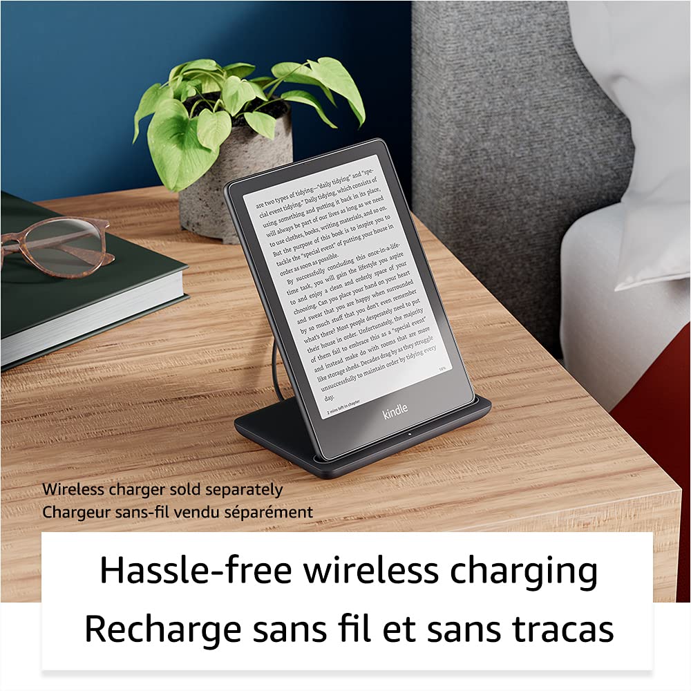 Amazon Kindle Paperwhite Signature Edition (32 GB) wireless charging, 6.8“ display.