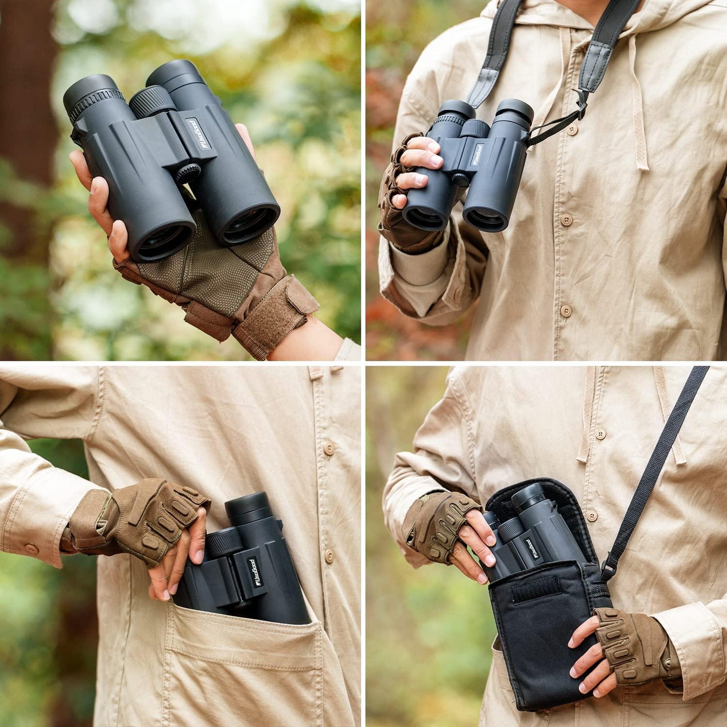 12x50 High Definition Binoculars with Phone Adapter and Tripod. Phil and Gazelle.