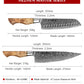 HEZHEN 5PC Kitchen Knives Set-Durable, Vacuum Heat Treated Damascus Steel. Phil and Gazelle.