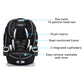 Graco All In One Car Seat, 4Ever 4-in-1 Car Seat. Phil and Gazelle.