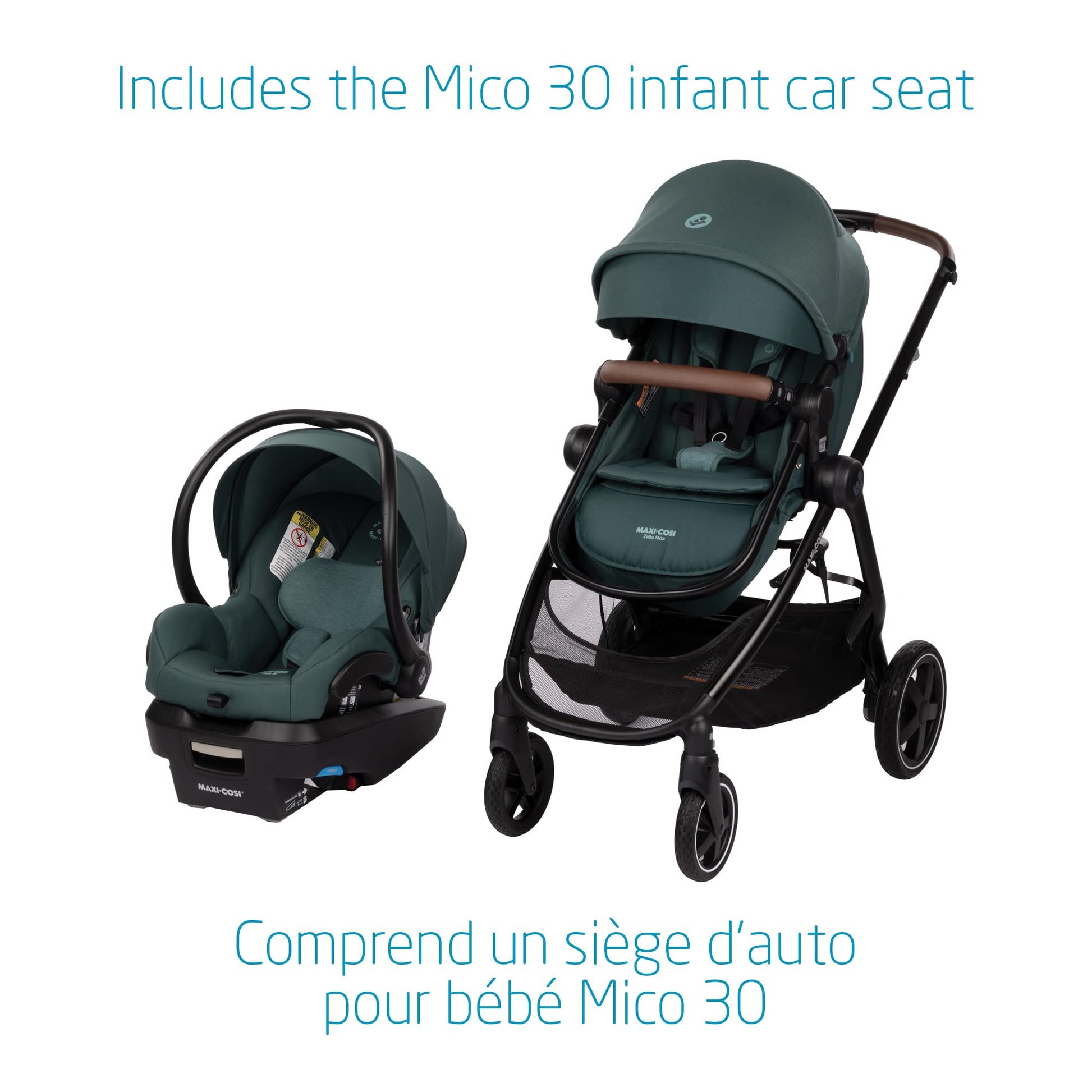 Maxi Cosi Zelia Max 5-in-1 Modular Travel System. Phil and Gazelle.