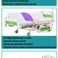 Electric Elderly Care Bed, Equipped with Breathable Mattress and Motor. Phil and Gazelle mattress.