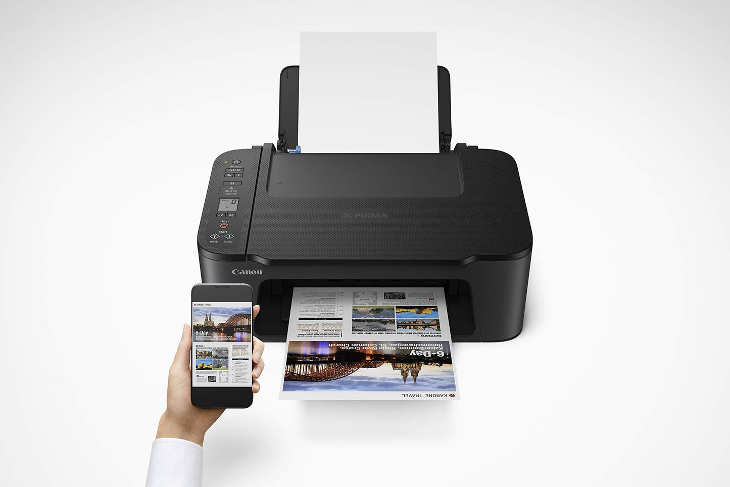 Canon PIXMA TS3420 Wireless Inkjet Printer. Phil and Gazelle.