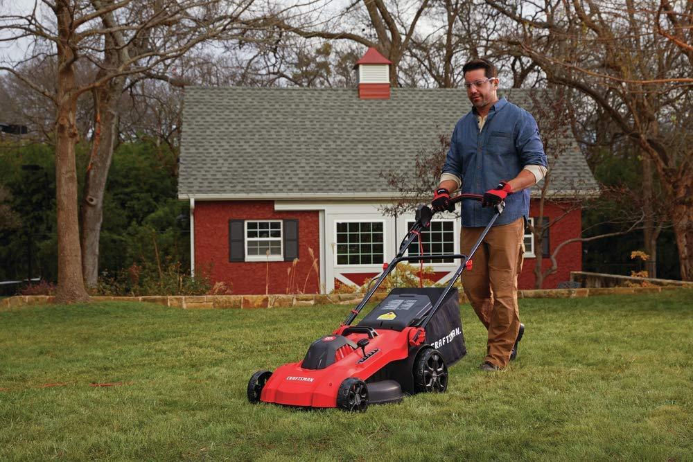 CRAFTSMAN Electric Lawn Mower, 20-Inch, Corded, 13-Ah. Phil and Gazelle.