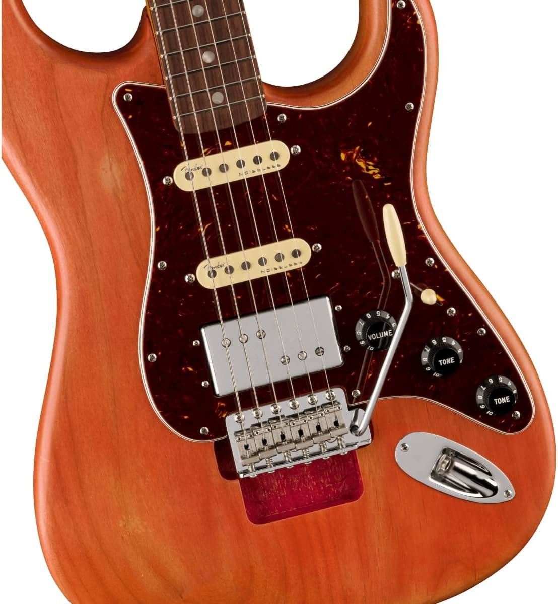 Fender 6 String Solid-Body Electric Guitar, Right, Dakota Red. Phil and Gazelle.