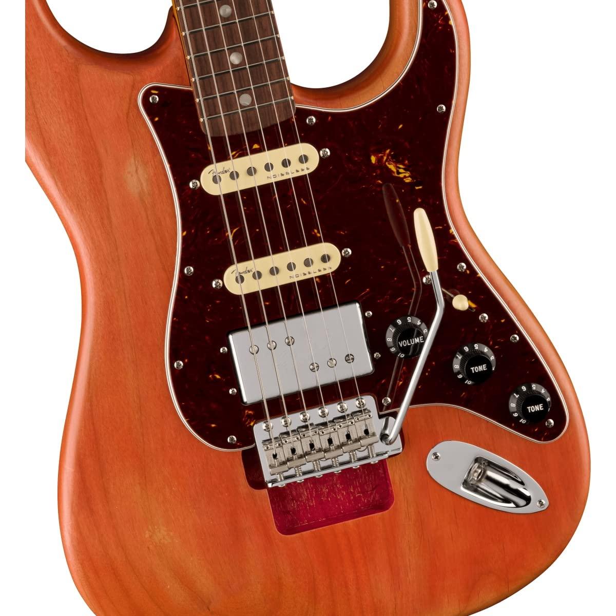 Fender 6 String Solid-Body Electric Guitar, Right, Dakota Red. Phil and Gazelle.