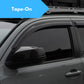 KPY Window Visor Compatible with Toyota RAV4 2019-2024, Rain Guard Side Window Vent Deflectors Tape-On Style, 2019 2020 2021 2022 2023 2024