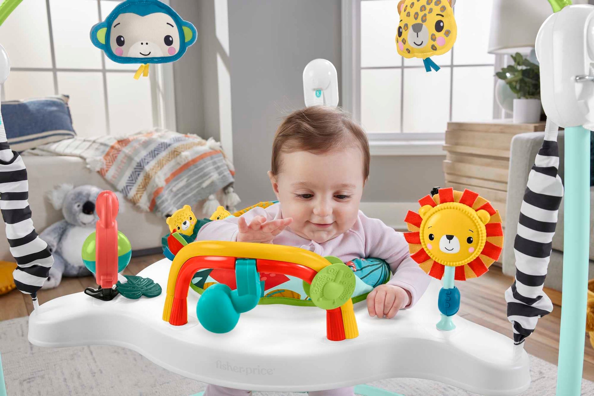 Fisher-Price Jumperoo Baby Activity Center. Phil and Gazelle.