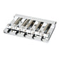 Fender HiMass 5-String Bass Wide Bridge Assembly with Zinc Saddles - Chrome. Phil and Gazelle.