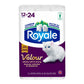 Royale Velour Toilet Paper, 12 Equal 24 Rolls, 142 Bathroom Tissues per roll