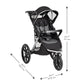 Evenflo Victory 3 Wheel Jogging Travel System. Phil and Gazelle.