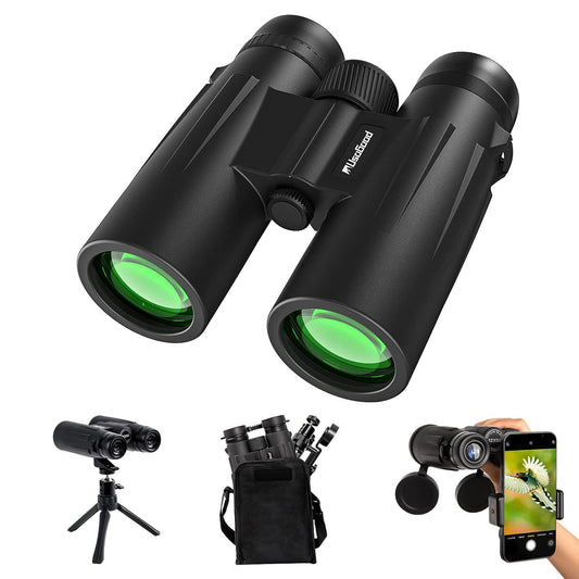 12x50 High Definition Binoculars with Phone Adapter and Tripod. Phil and Gazelle.