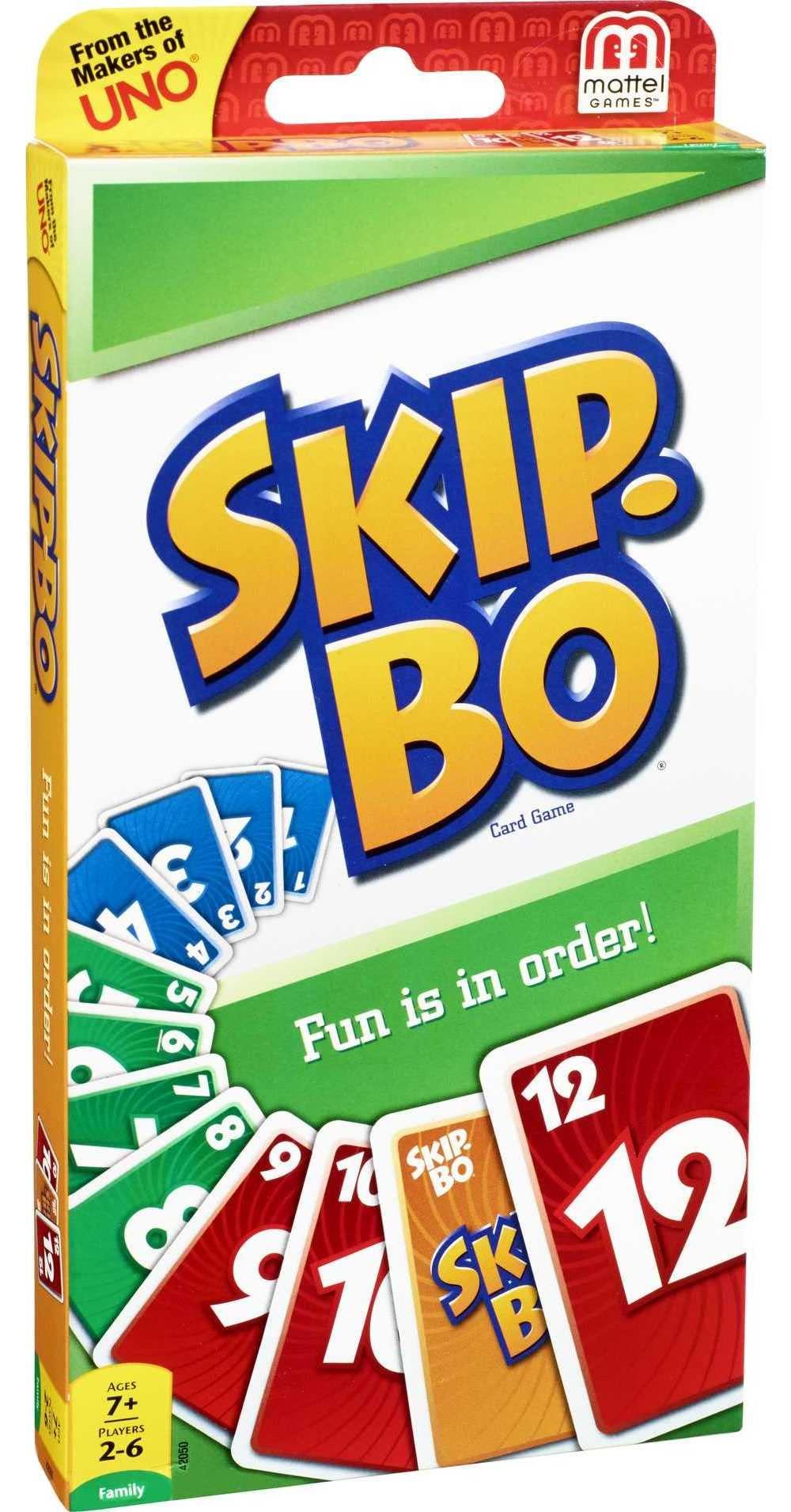 Mattel Games Skip BO Card Game Phil and Gazelle Toys