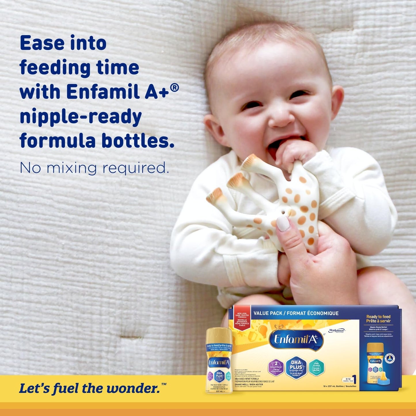 Enfamil A+, Baby Formula, Ready to Feed Bottles. Phil and Gazelle.