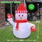 5FT Inflatables Christmas Snowman. Phil and Gazelle.