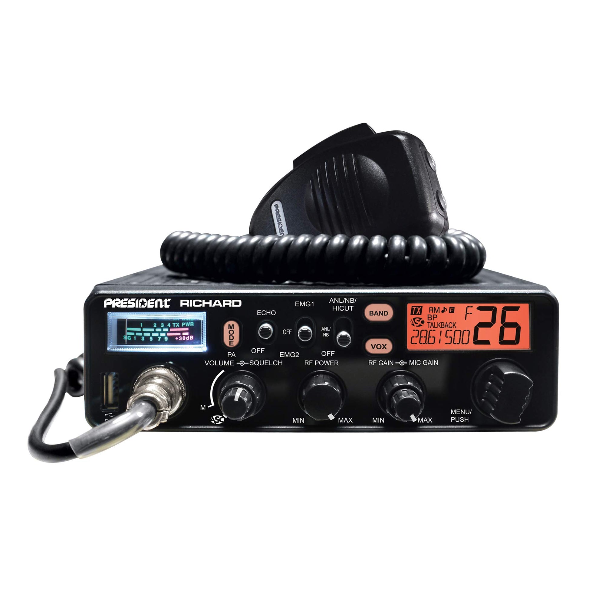 Richard 50 WATT PEP AM/FM 10 Meter TRANSCEIVER. Phil and Gazelle.