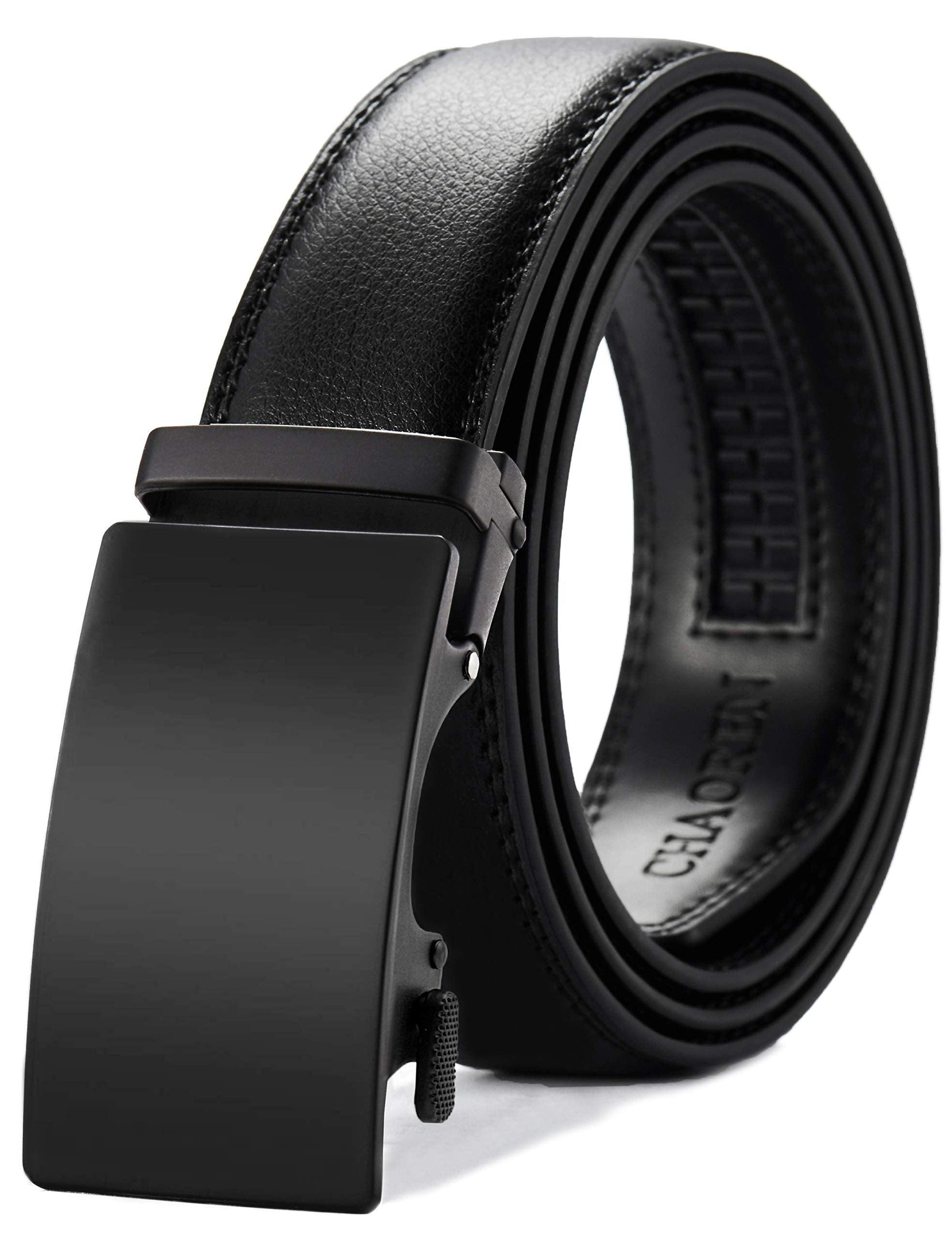 CHAOREN Mens Belt Leather Ratchet 1 3/8" for Casual Jeans - Micro Adjustable Belt Fit Everywhere&nbsp;  Phil and Gazelle.