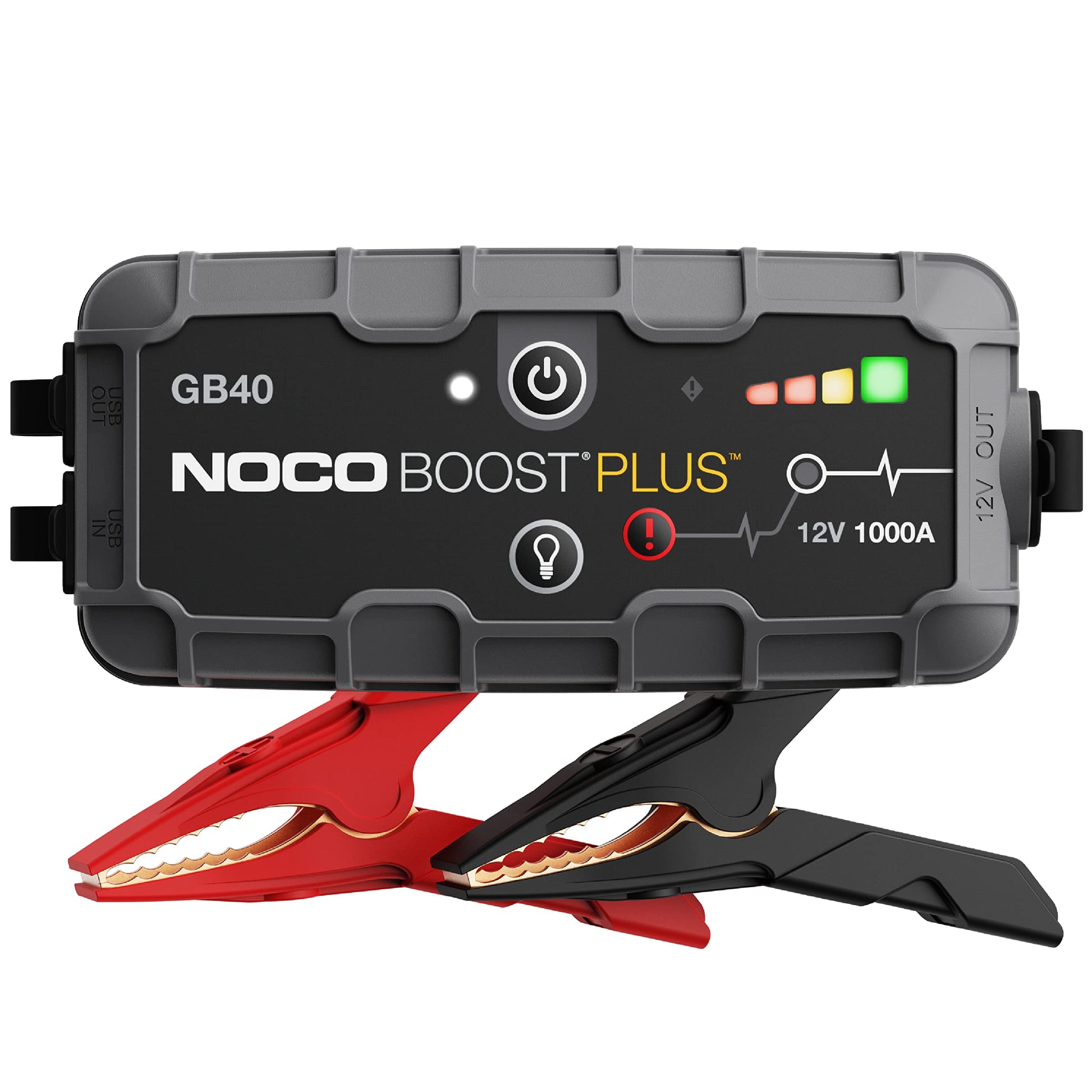 Boost Plus GB40 1000 Amp 12-Volt Lithium Jump Starter Box. Phil and Gazelle.