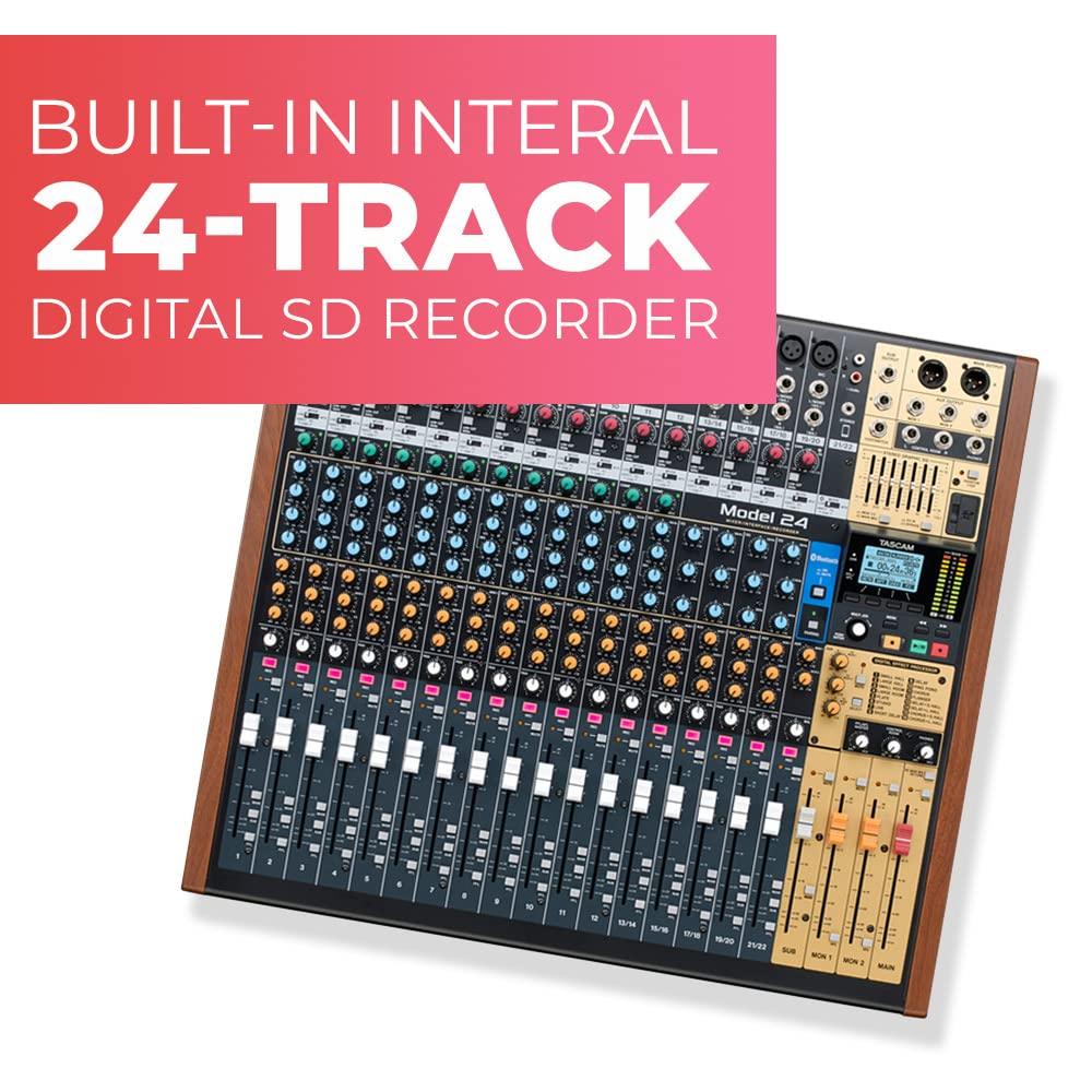 Tascam Model 24 Multi-Track Live Recording Console. Phil and Gazelle.