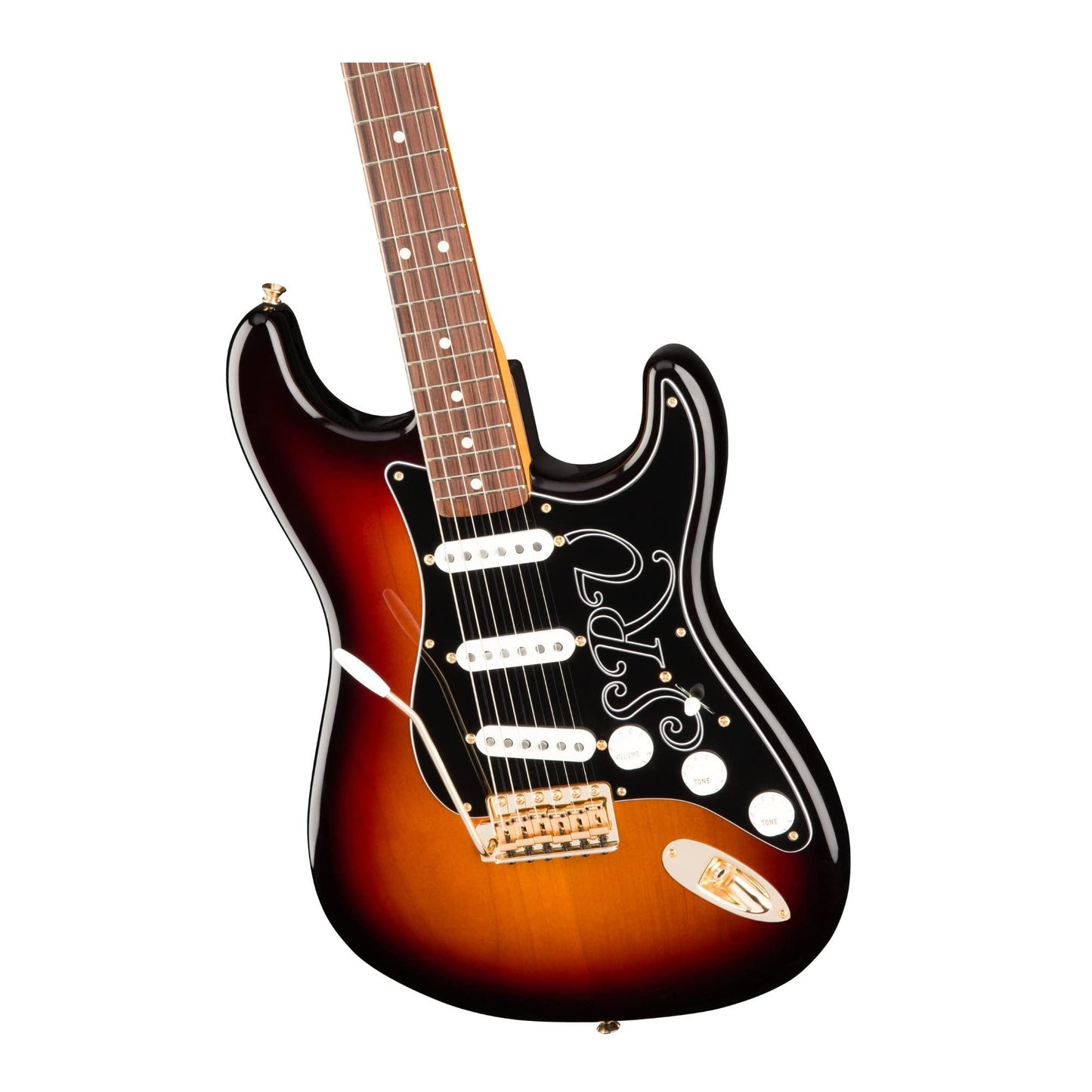 Fender Stevie Ray Vaughan Stratocaster® Electric Guitar, 3 Tone Sunburstpao ferro