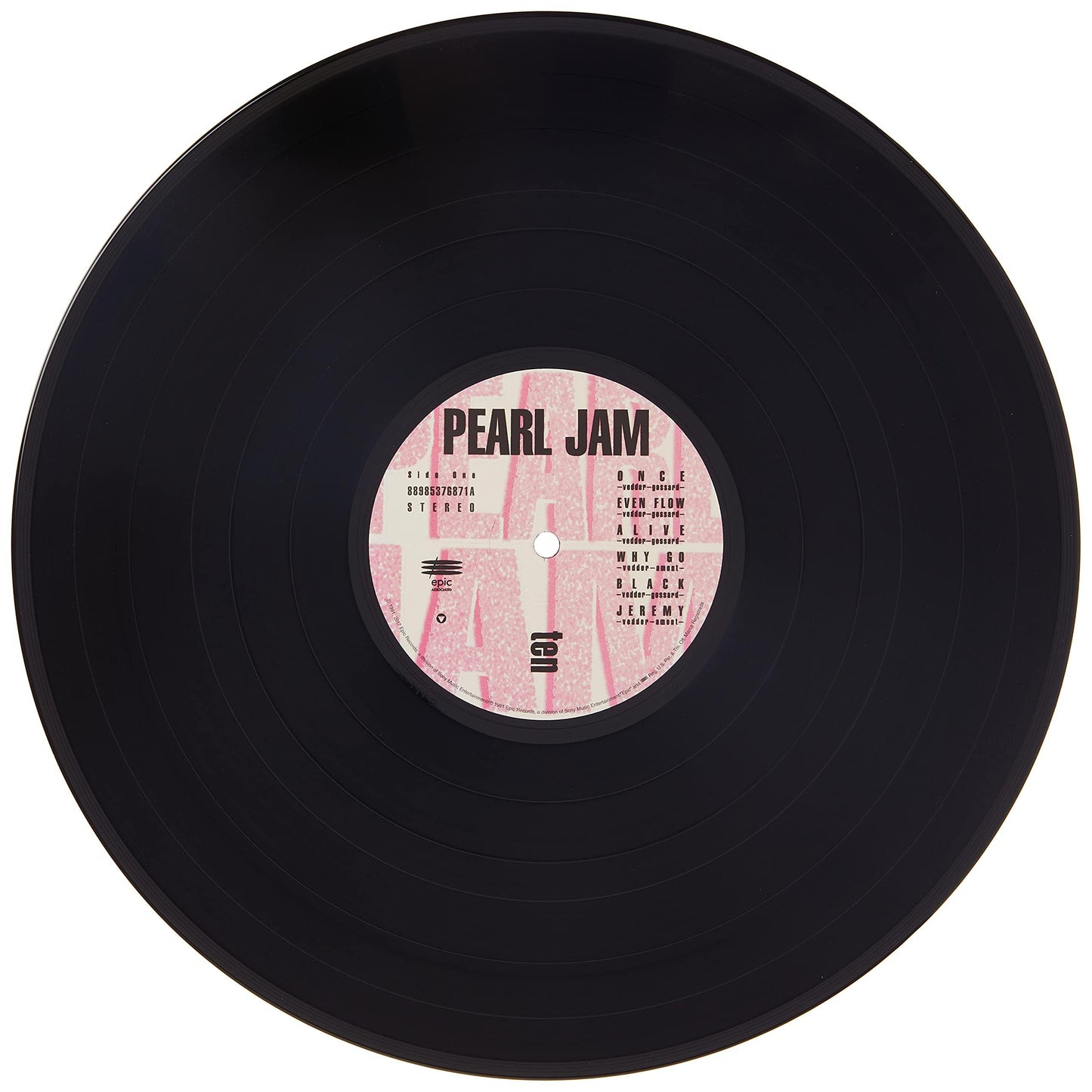 &nbsp;Pearl Jam Ten (Vinyl) Album Phil and Gazelle Music