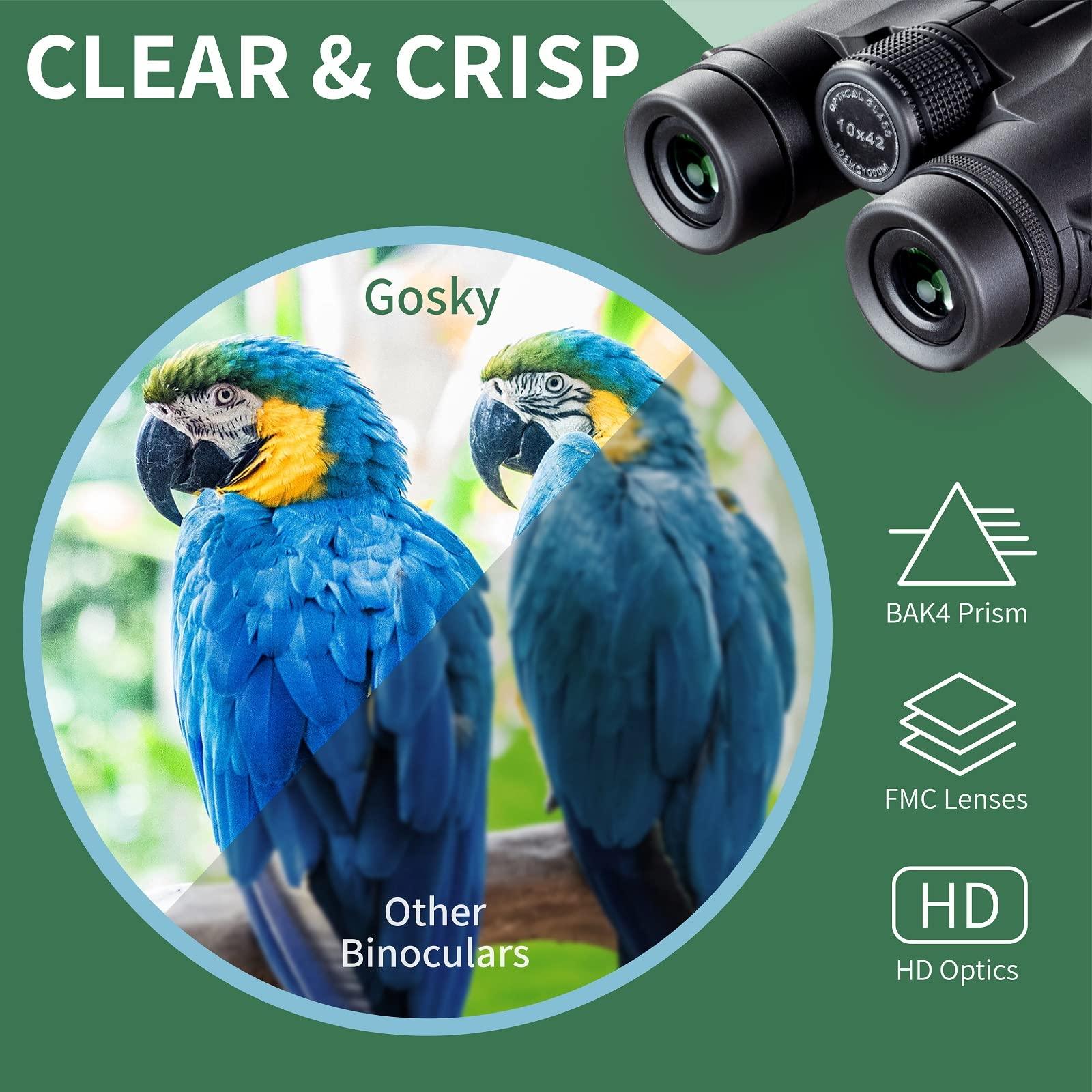 10x42 Roof Prism Binoculars HD Professional. Phil and Gazelle.