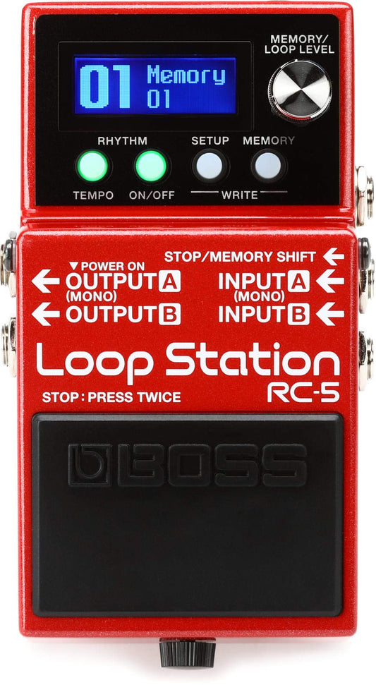 Boss RC-5 Loop Station Compact Phrase Recorder Pedal. Phil and Gazelle