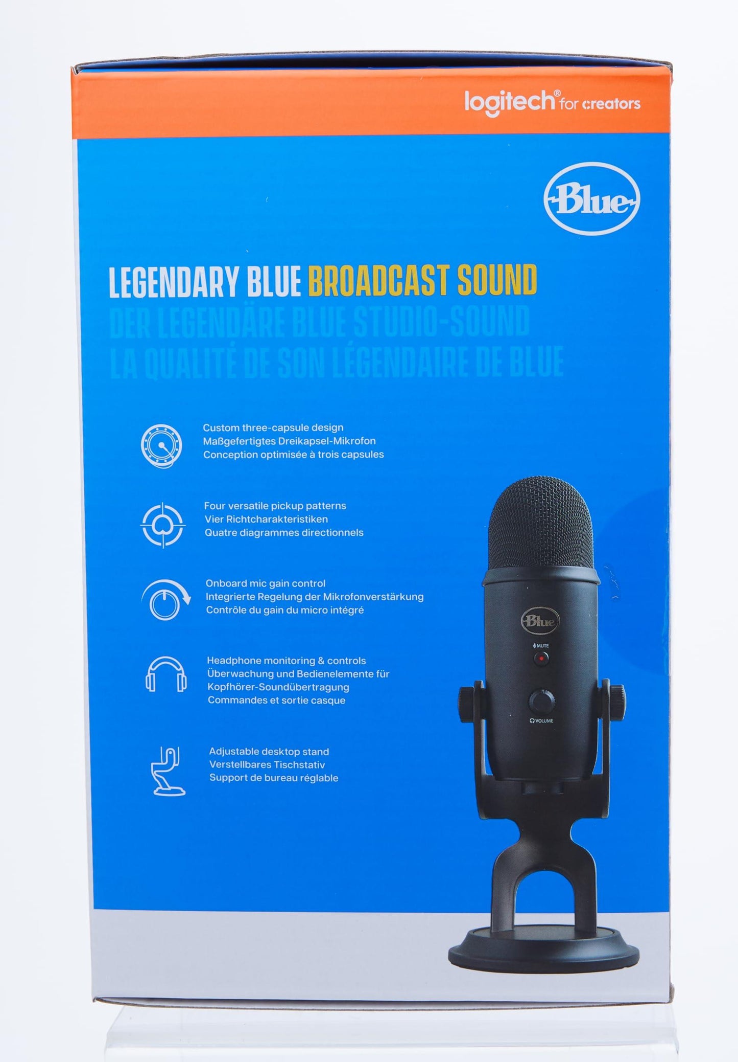 Logitech for Creators Blue Yeti USB Microphone for Gaming, Streaming, Podcasting. Phil and Gazelle.