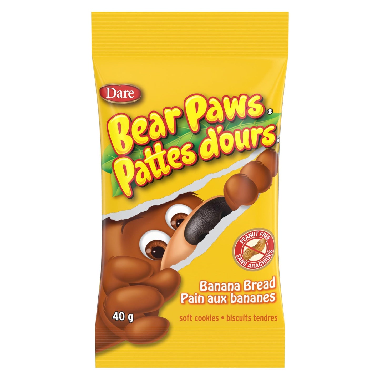 Bear Paws Banana Bread Cookies - Soft Cookie Snack Packs, Family Size. Phil and Gazelle.