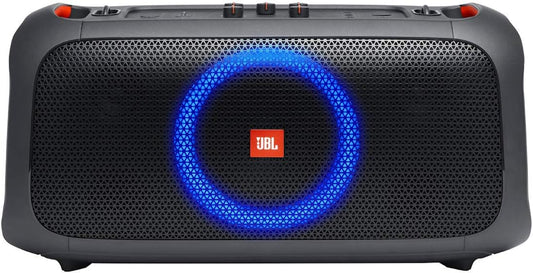 JBL PartyBox On-The-Go Portable Party Speaker.