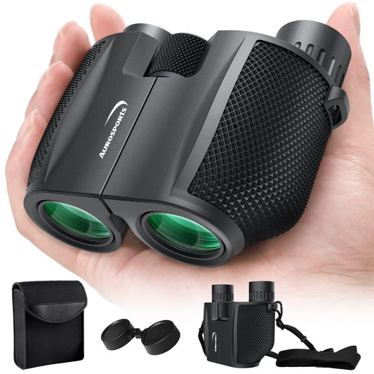 10x25 Binoculars Bright View Compact with Weak Light Vision. Phil and Gazelle.