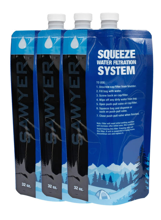 Sawyer Products Squeezable Pouch for Squeeze Filter and Mini Water Filtration Systems Phil and Gazelle.