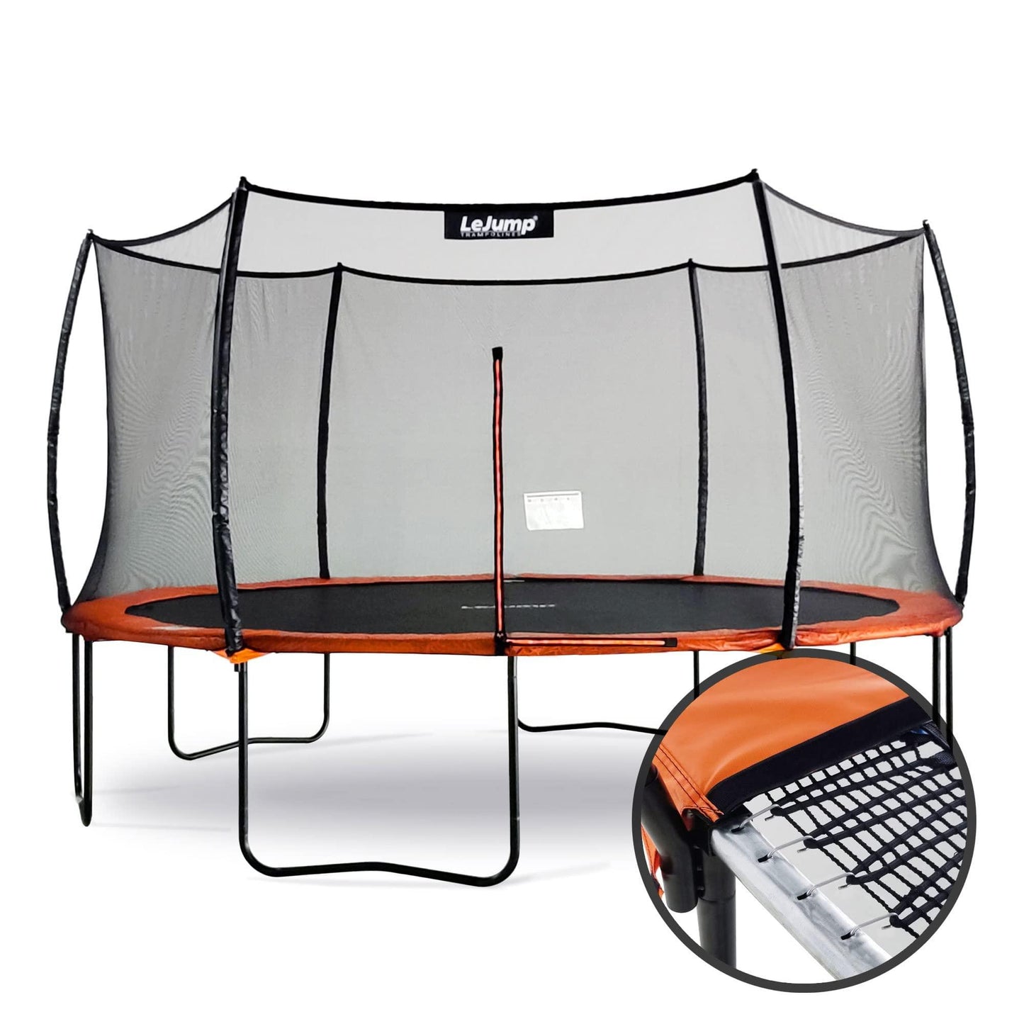 Springless Trampolines LeJump Flora 14 FT Non-Spring ASTM Approved.  Phil and Gazelle.