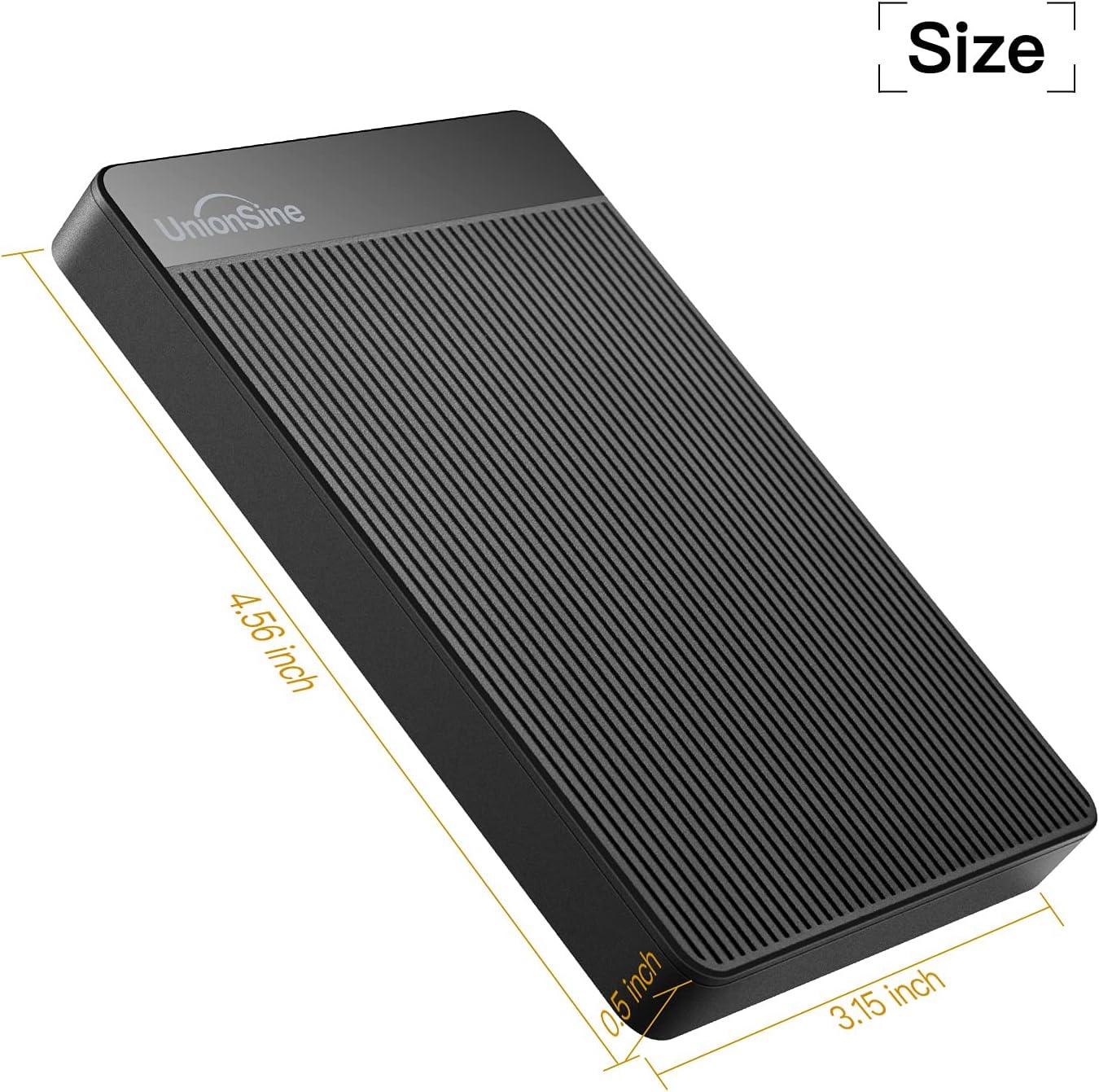 1TB Ultra Slim Portable External Hard Drive USB3.0 HDD Storage. Phil and Gazelle.