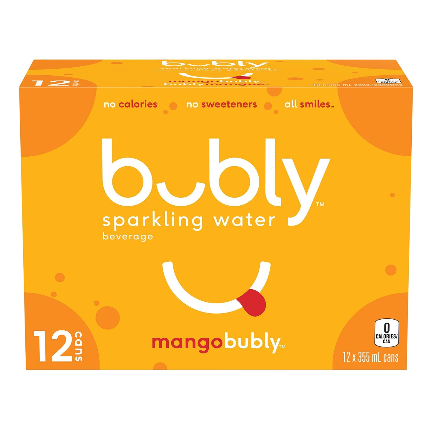 Bubly Sparkling Water, 355 mL Cans, 12 Pack. Phil and Gazelle.