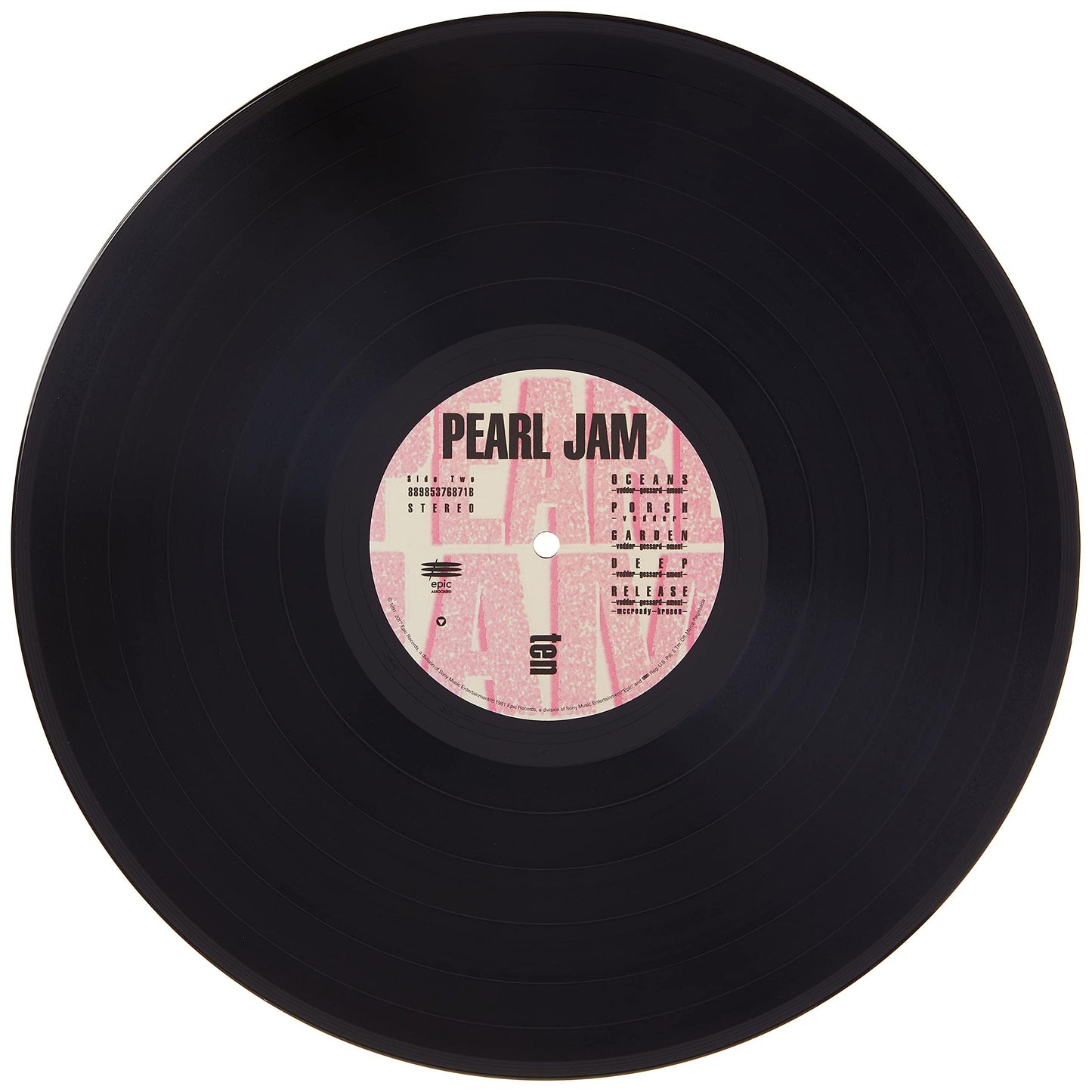 &nbsp;Pearl Jam Ten (Vinyl) Album Phil and Gazelle Music