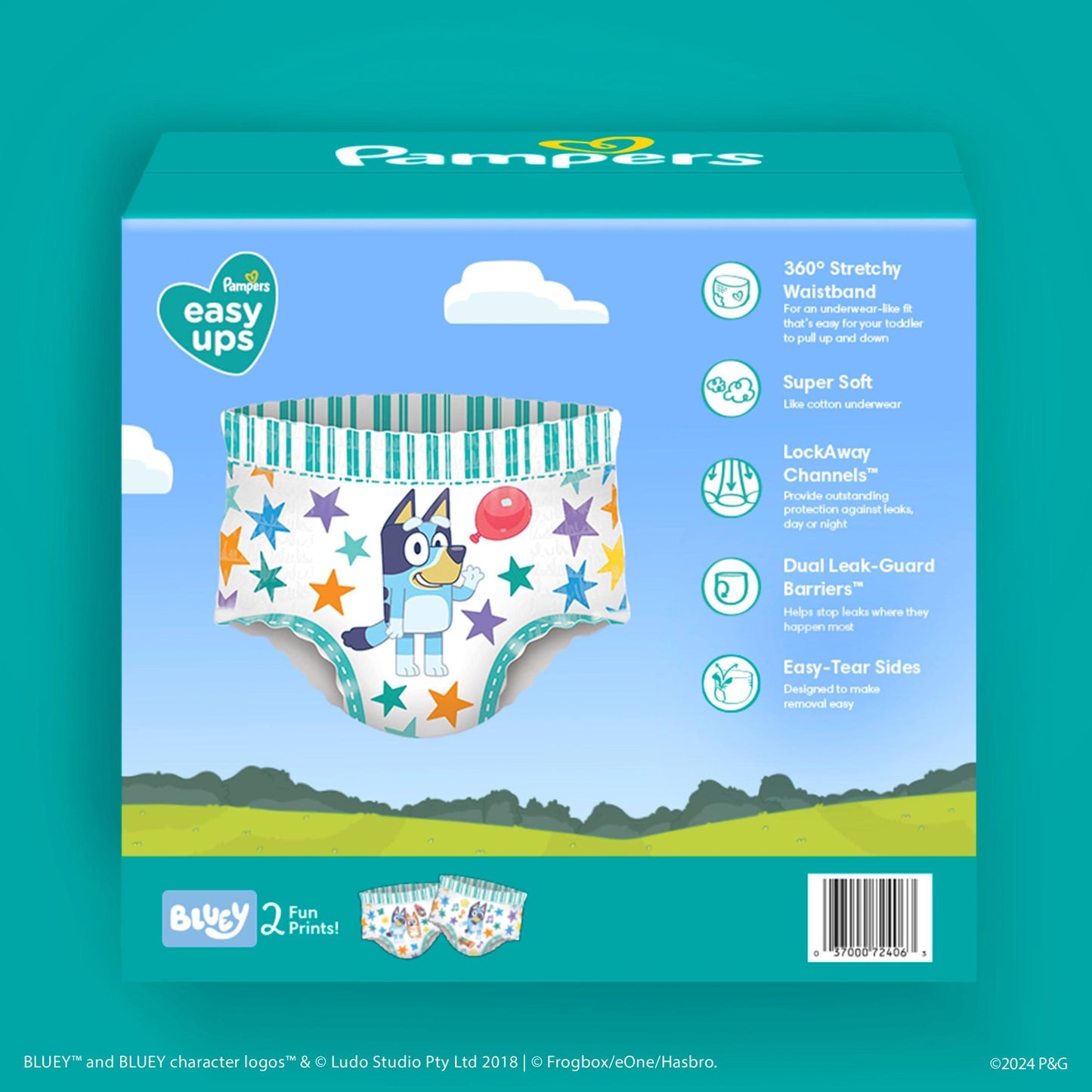 Pampers Potty Training Underwear for Toddlers, Easy Ups Diapers, Training Pants for Boys and Girls, Size 6 (4T-5T), 86 Count, Giant Pack. Phil and Gazelle.