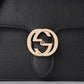 Italian Gucci Interlocking Marmont Leather Silver Handbag Phil and gazelle.