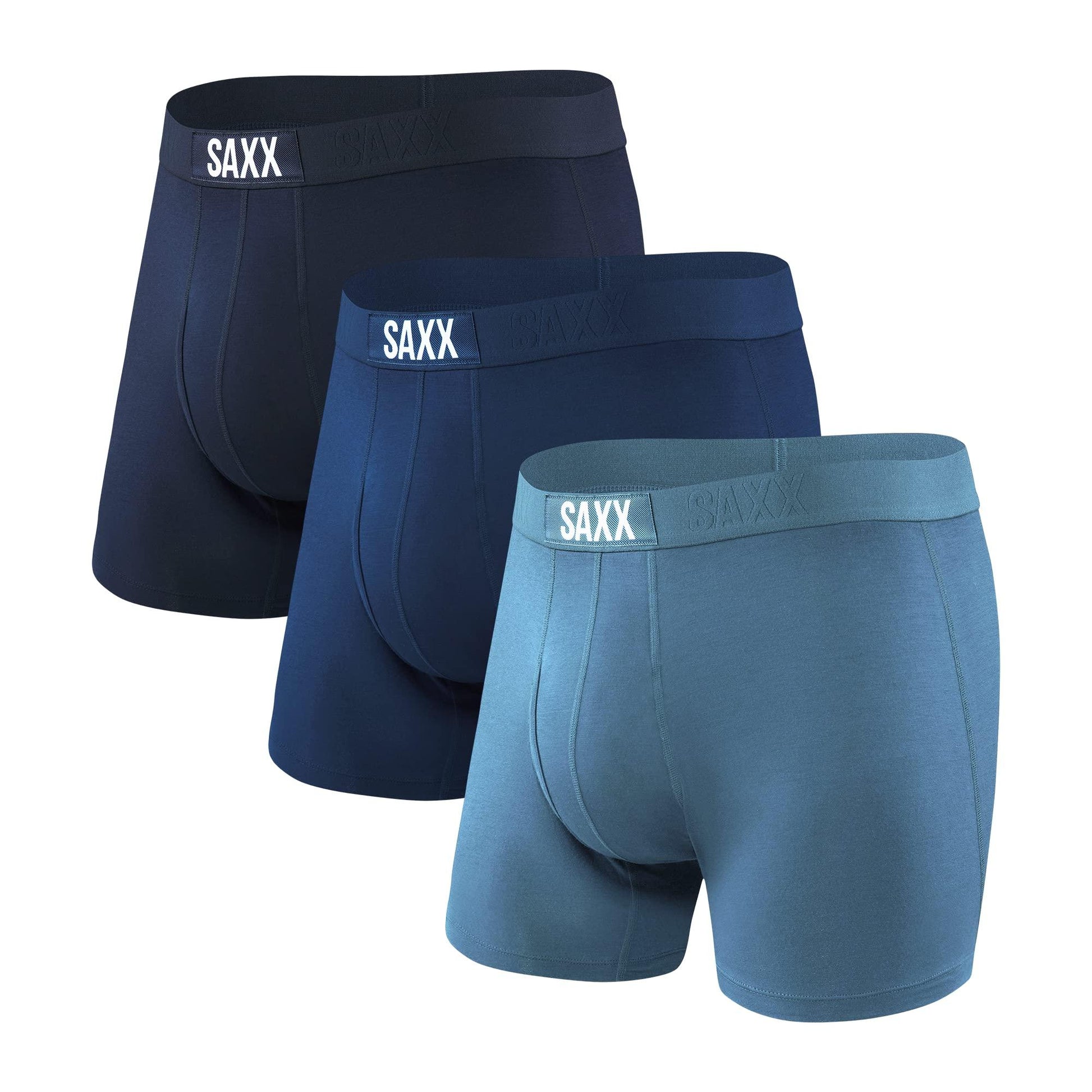 Saxx Men's Underwear - Ultra Super Soft Built-in Pouch Support boxer. Phil and Gazelle.