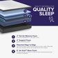 Blissful Nights - Full Mattress - Medium Firm 10" Cool Gel Memory Foam. Phil and Gazelle.