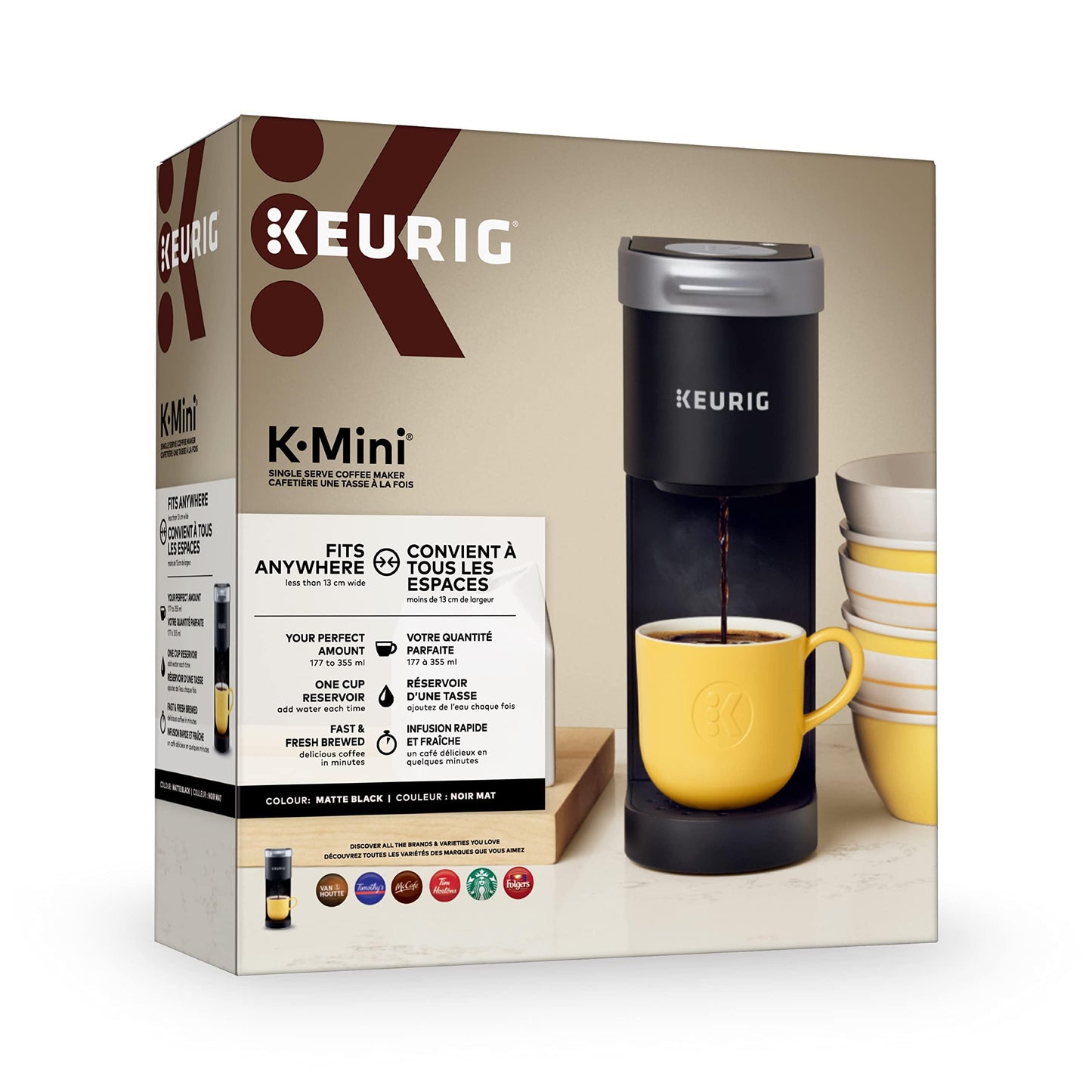 Keurig K-Mini Single Serve K-Cup Pod Coffee Maker. Phil and Gazelle.