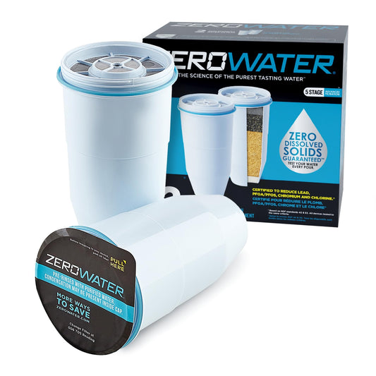 ZeroWater Official Replacement Filter - 5-Stage 0 TDS Filter Replacement. Phil and Gazelle.