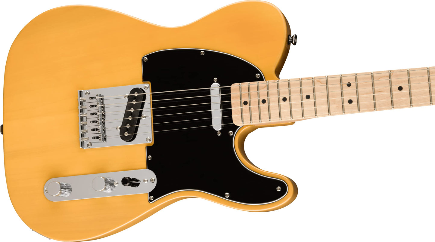 Squier Affinity Series Telecaster Electric Guitar. Phil and Gazelle.