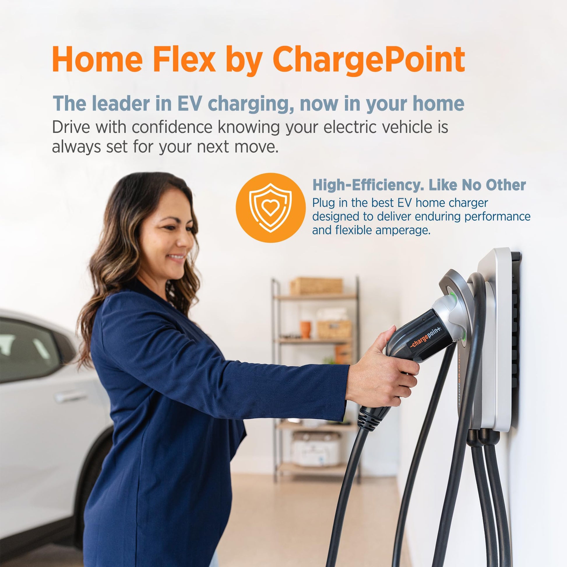 ChargePoint Home Flex Level 2 EV Charger. Phil and Gazelle.