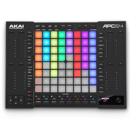 AKAI Professional APC64 Ableton MIDI Controller with 8 Touch Strips. Phil and Gazelle.