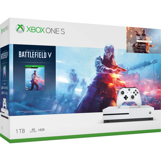 Xbox One S 1TB Battlefield V Bundle - Xbox One S Edition. Phil and Gazelle.