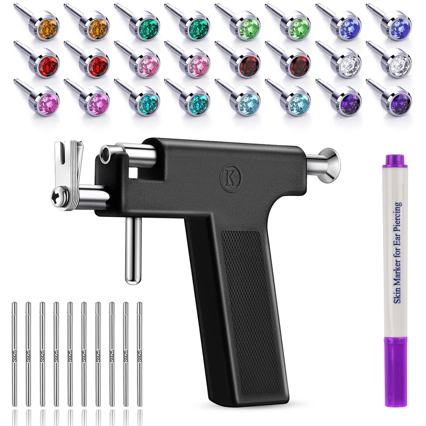 Ear Piercing Gun Kit Reusable